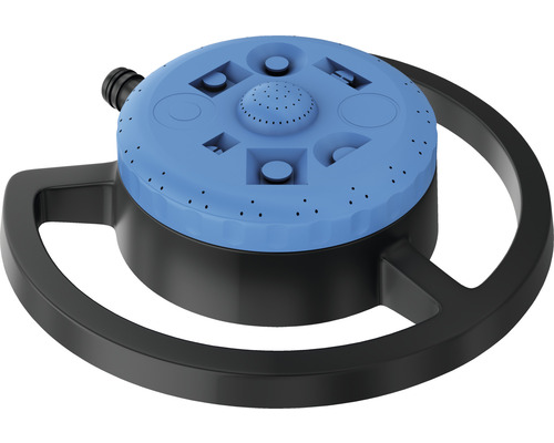 Trädgårdsspridare med inställningsmöjligheter för bevattning