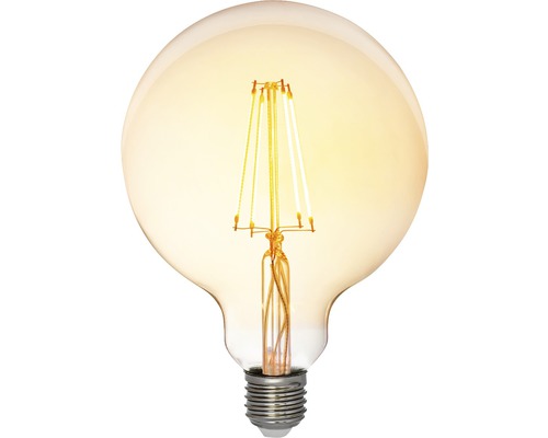 Globlampa AIRAM LED Antique amber 380lm E27 dimbar 125mm