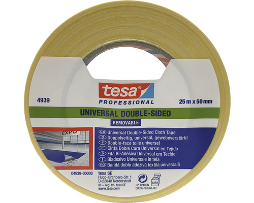 Tesa Professional universal dubbelhäftande tejp 25 meter gånger 50 millimeter