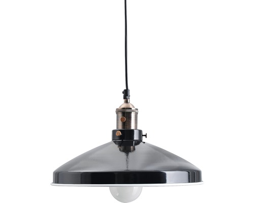 Pendellampa med metallskärm