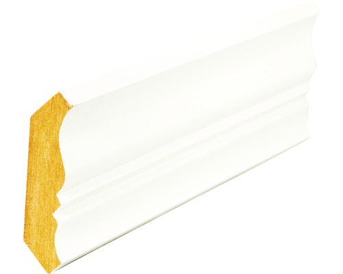 Taklist allmoge EHL PROLIST 21x80x4200mm MDF antikvit S 0502-Y Dekorativ vit dekorlist av trä