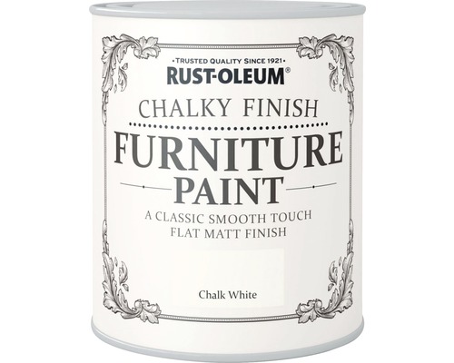 Kalkfärg RUST-OLEUM Möbelfärg Chalk vit 750 ml