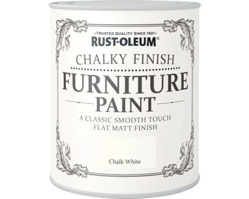 Kalkfärg RUST-OLEUM Möbelfärg Chalk vit 750 ml Rust-Oleum möbelfärg med kalkmatt finish i burk