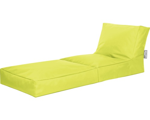 Gul säckfåtölj för inomhusbruk