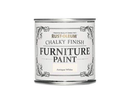 Kalkfärg RUST-OLEUM Möbelfärg Antique vit 125 ml Rust-Oleum möbelfärg kritfärg Antique White burk