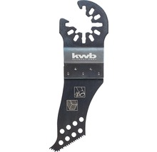 KWB Germany GmbH logotyp. Dyksågblad med tänder och utskärningar.