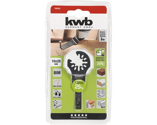 KWB Multiverktyg sågblad 10x28 mm i blisterförpackning
