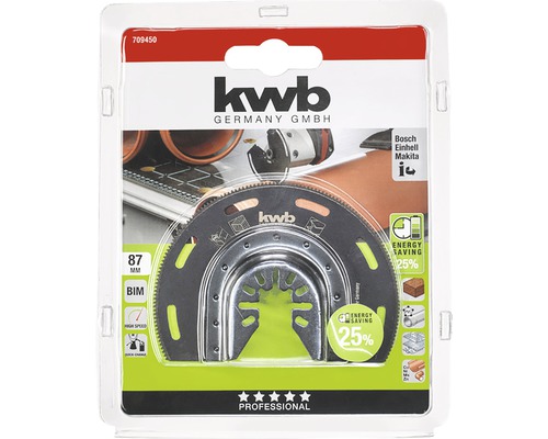 KWB Multiverktyg sågblad set 87 mm