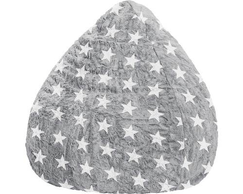 Sittsäck Beanbag Fluffy stars grå Sittsäck Beanbag Fluffy stars grå
