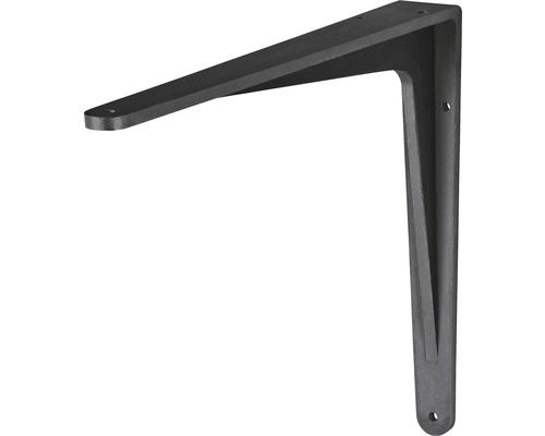 Konsol DOLLE HERAKLES 190x165mm svart Svart hyllkonsol i metall