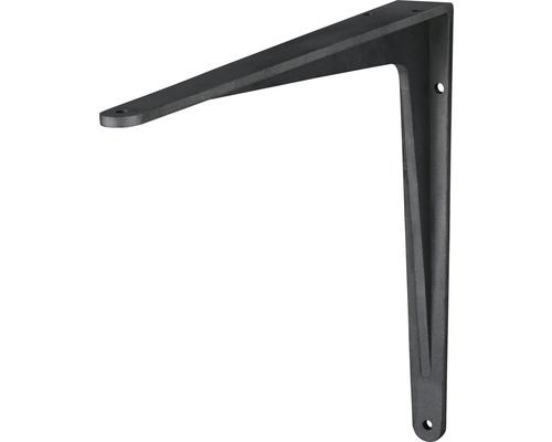 Konsol DOLLE HERAKLES 400x350mm svart Hyllkonsol av metall med monteringshål