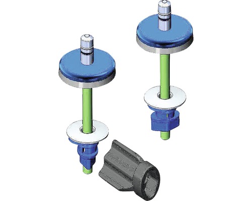 Fästset för toalettstolar