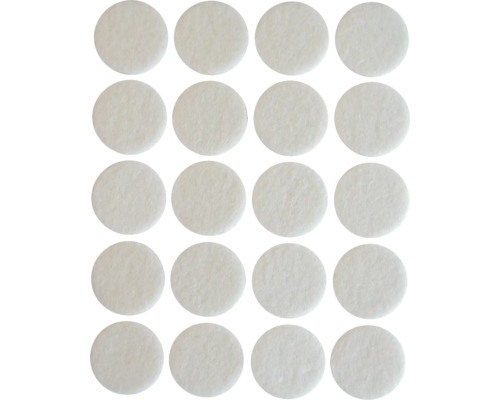 Flera runda filtkuddar för möbelmontering