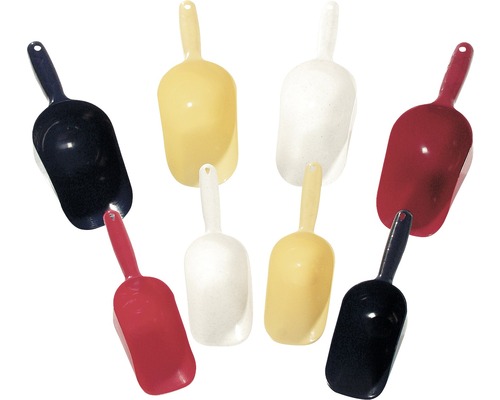 Flera plastspadar för olika användningsområden
