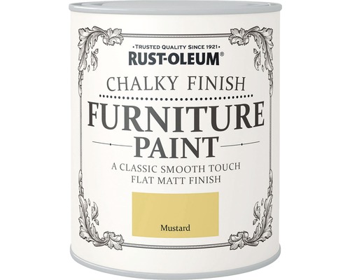 Kalkfärg RUST-OLEUM Möbelfärg Mustard 750 ml Rust-Oleum möbelfärg, kritfärg, burk
