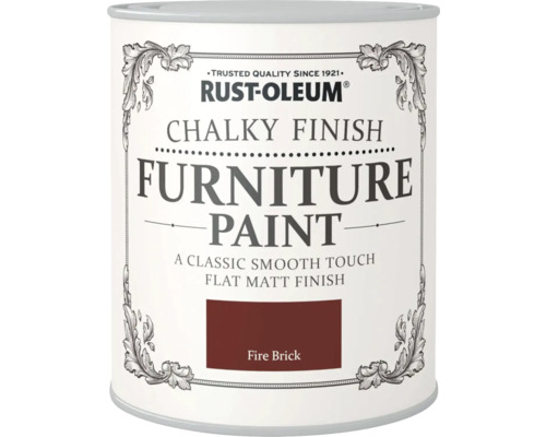 Kalkfärg RUST-OLEUM Möbelfärg Fire Brick 750 ml Rust Oleum möbelfärg kritfärg i burk