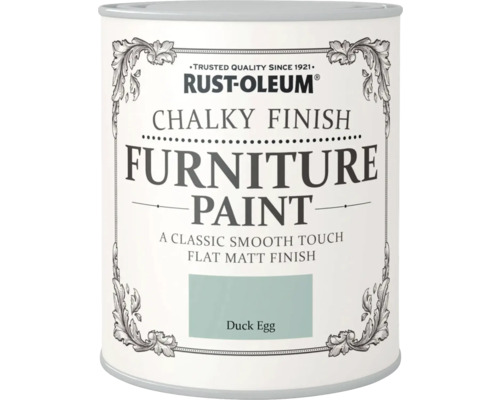 Kalkfärg RUST-OLEUM Möbelfärg Duck Egg 750 ml Rust-Oleum möbelfärg burk med matt yta