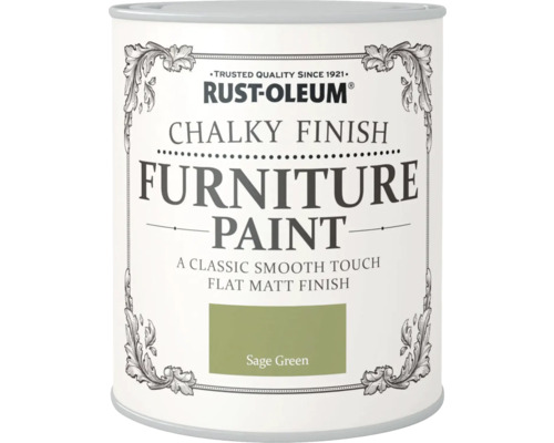 Kalkfärg RUST-OLEUM Möbelfärg Sage Green 750 ml Rust-Oleum möbelfärg med kritfinish, salviagrön, för möbler