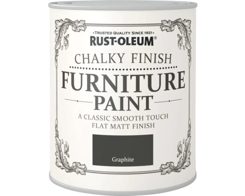 Kalkfärg RUST-OLEUM Möbelfärg Graphite 750 ml Rust-Oleum möbelfärg i grafitburk