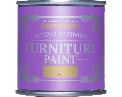 Metallicfärg RUST-OLEUM Möbelfärg guld 125ml