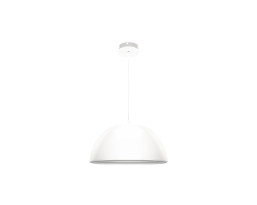 Pendellampa med halvsfärisk skärm