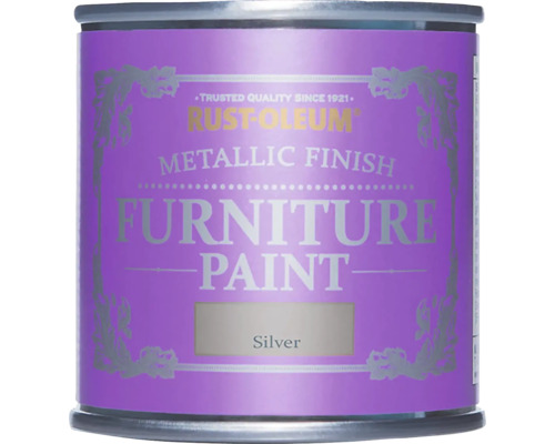 Metallicfärg RUST-OLEUM Möbelfärg silver 125ml