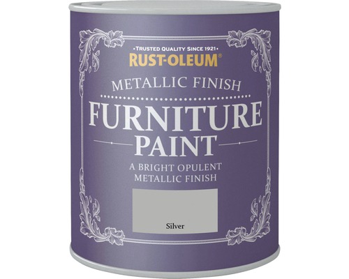 Metallicfärg RUST-OLEUM Möbelfärg silver 750ml