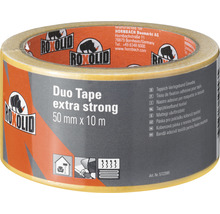 Roxolid Duo Tape extra stark, 50 mm x 10 m, mattejp vävförstärkt
