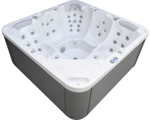 Fyrkantig bubbelpool med jetstrålar