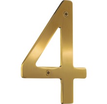 Husnummer 4 av metall
