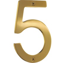 Husnummer 5 av metall