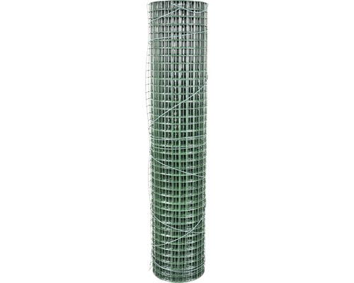 Voljärnät KAISERTHAL 1x5m maskvidd 19mm trådtjocklek 1,1mm grön Rullstängsel av trådnät