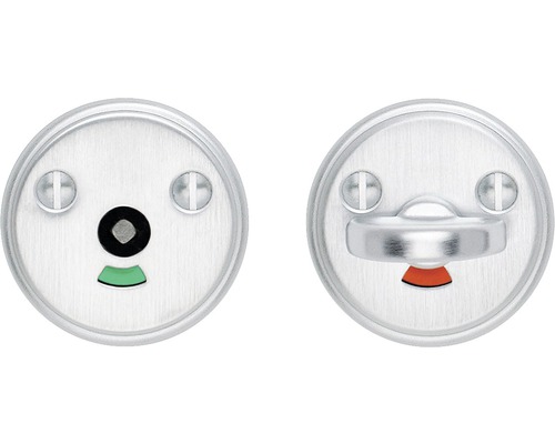 Dörrbeslag med vredlås och röd-grön indikator