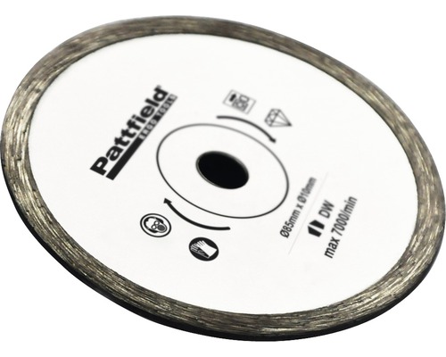 Pattfield kapskiva med en diameter på 85 millimeter