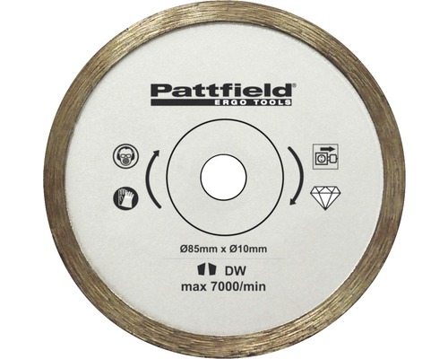 Minicirkelsågblad PATTFIELD Ø 85mm kakel-0