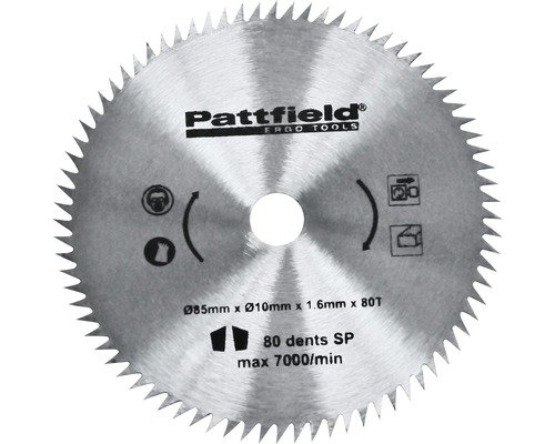 Minicirkelsågblad PATTFIELD Ø 85mm universal