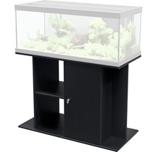 Akvariumskåp med dörr och hyllor