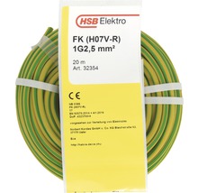 HSB Elektro ledare med 2,5 mm² tvärsnitt och 20 m längd
