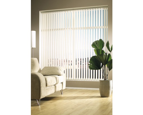 Lamellgardin SOLUNA vit 250x260cm Lamellgardin SOLUNA vit 250x260cm