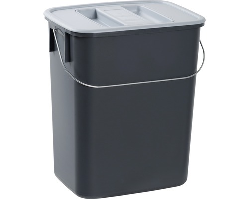 Hink med lock och handtag