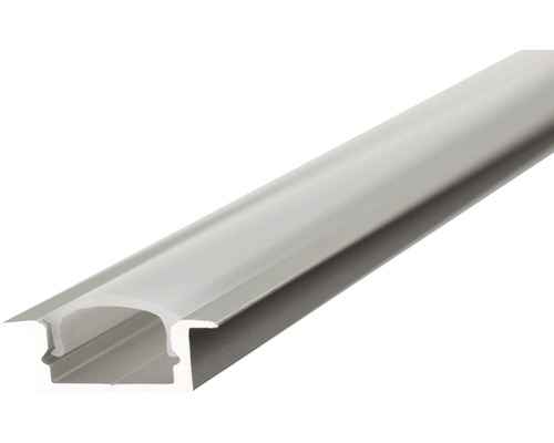 Aluminiumprofil till LED-list LPV7 BxH 22x8,8mm 1m