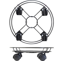 Växtrullare av metall med hjul