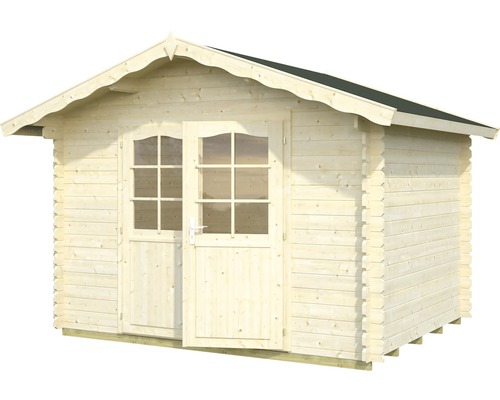 Friggebod PALMAKO Vivian inkl. golv 6,9m² 300x240cm natur Friggebod PALMAKO Vivian inkl. golv 6,9m² 300x240cm natur