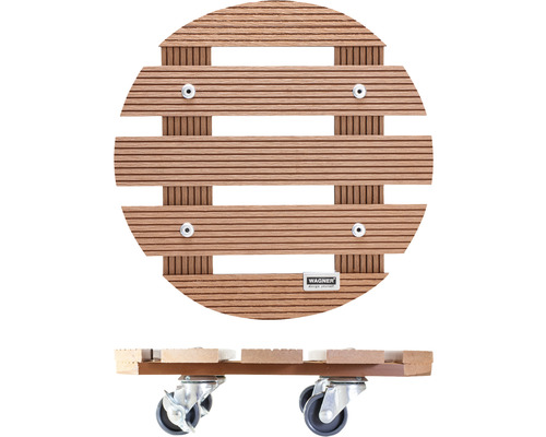 Rullbräda av trä för plantering