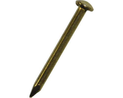 Stift DRESSELHAUS med runt huvud 0,8x11mm förnicklade 530 styck En enskild spik i metall