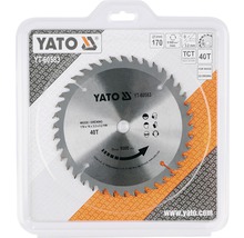 Yato cirkelsågblad i förpackning, 170 millimeter diameter, 40 tänder
