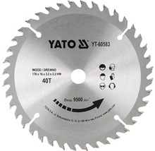 YATO Cirkelsågblad för trä, 170 x 16 x 3,2 x 2,2 mm, 40 tänder