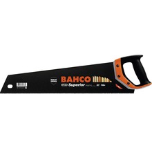 Handsåg med svart sågblad och orange handtag från Bahco