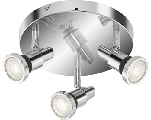 Taklampa med tre spotlights