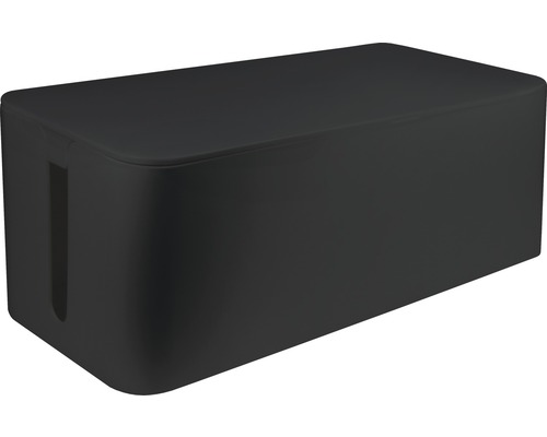 Kabelbox stor 407x157x133,5 mm svart